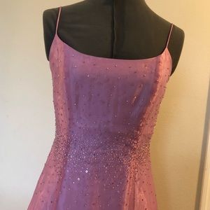 Purple formal dress